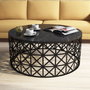 Hanah Home Selin - Black Marble